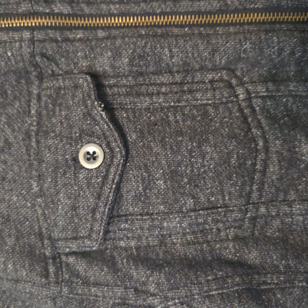 Structure Zip-up Sweater (S) - Picture 3 of 5
